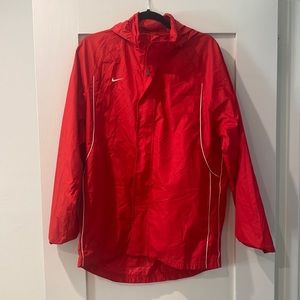 Nike red windbreaker - like new